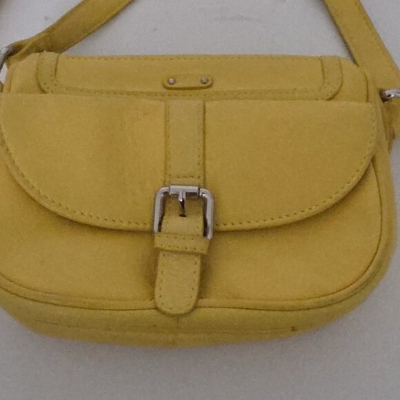 DANIER | Mini Crossbody Bag Yellow Leather - Picture 2 of 8